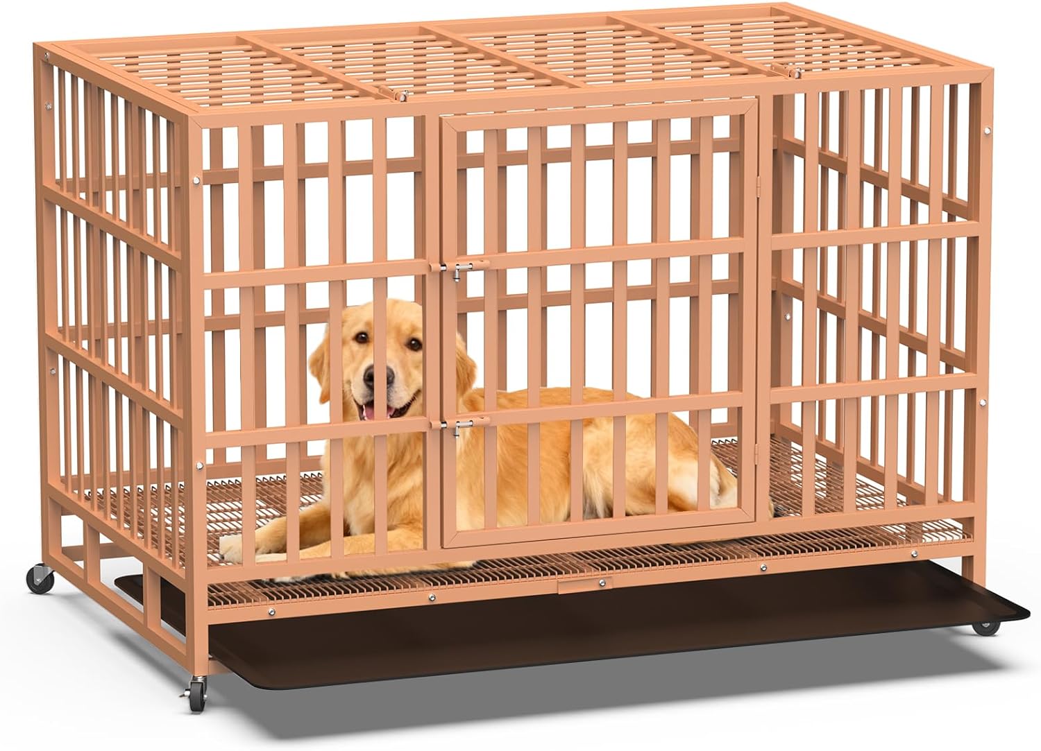 Heavy Duty Indestructible Dog Crate for Large Dogs and XL Breeds