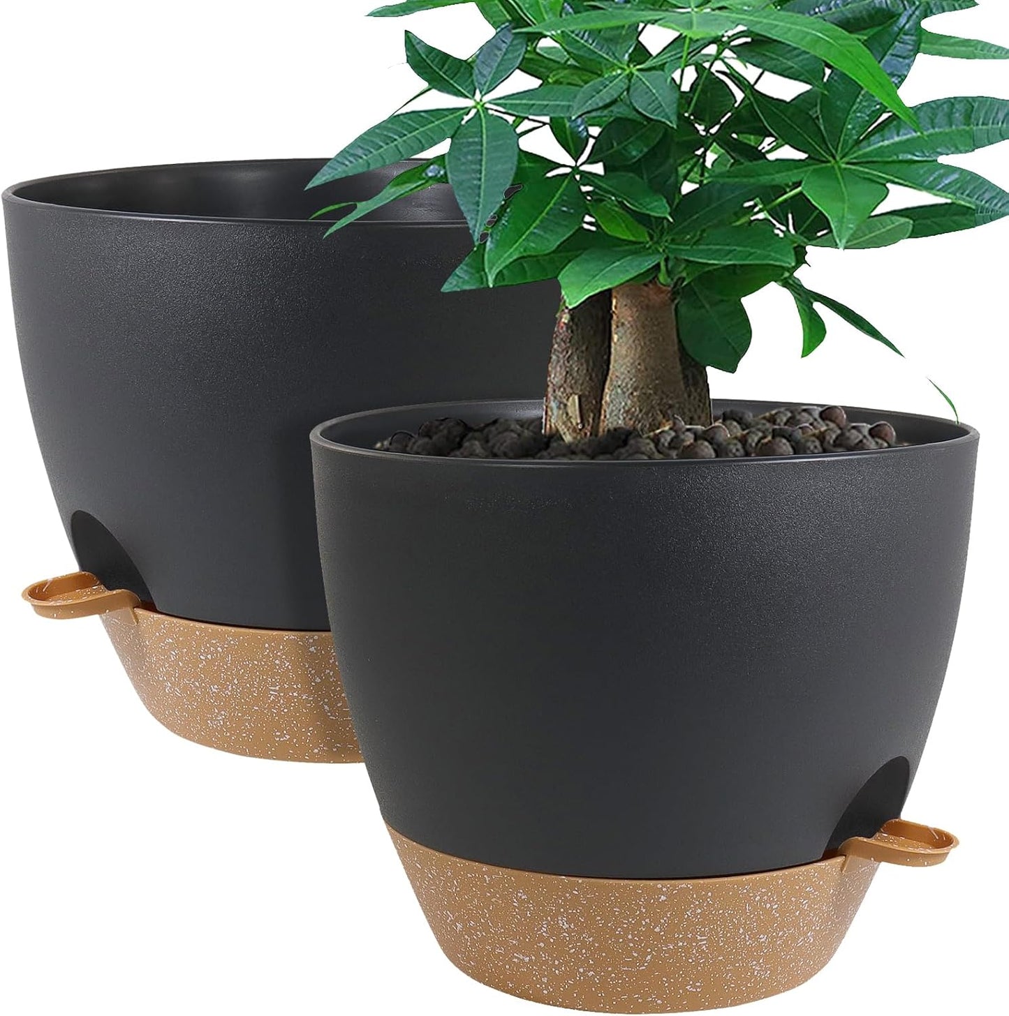 12inch Self Watering Planters with 60OZ Reservoir for Plants