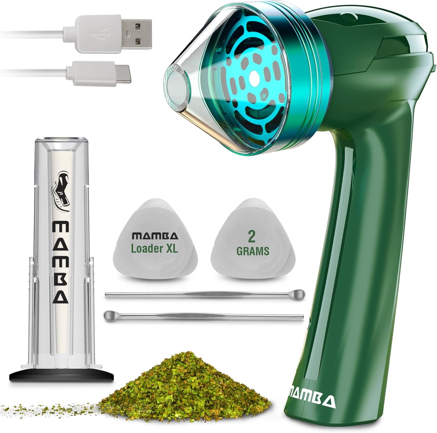 Mamba Loader XL Electric Herb Grinder for Effortless Grinding