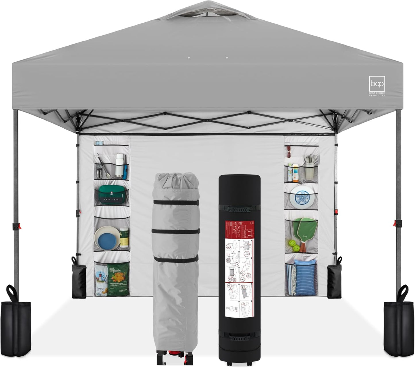 Best Choice Products 10x10ft Easy Pop Up Canopy for Events
