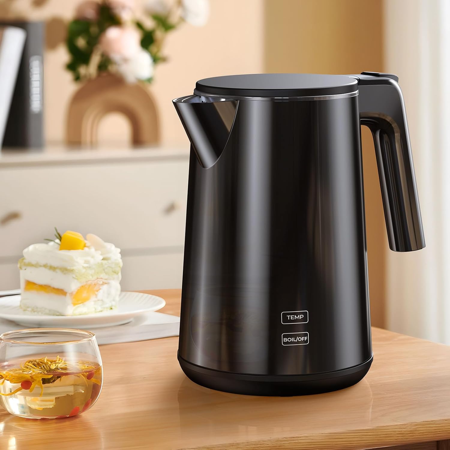 Electric Kettle with 7 Temp Settings and Fast-Boil Technology