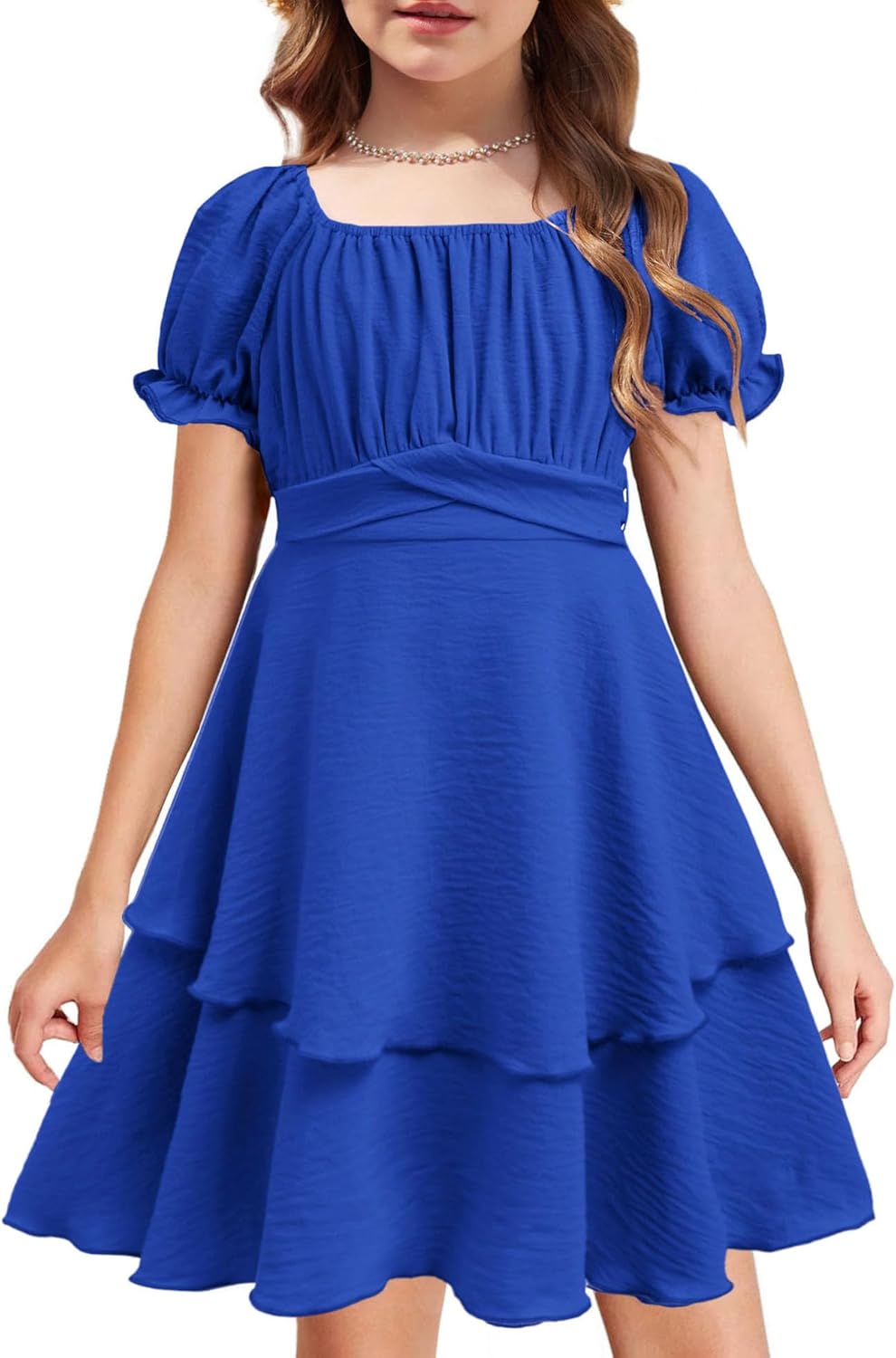 Arshiner Girls Summer Off Shoulder Ruffle Tiered Dress Review