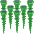Solar Powered Mole Repellent 8 Pack Ultrasonic Vole Repeller - Yard