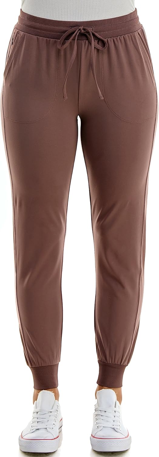 Zac & Rachel Women's Pull on Jogger Pant with Tie Front Style