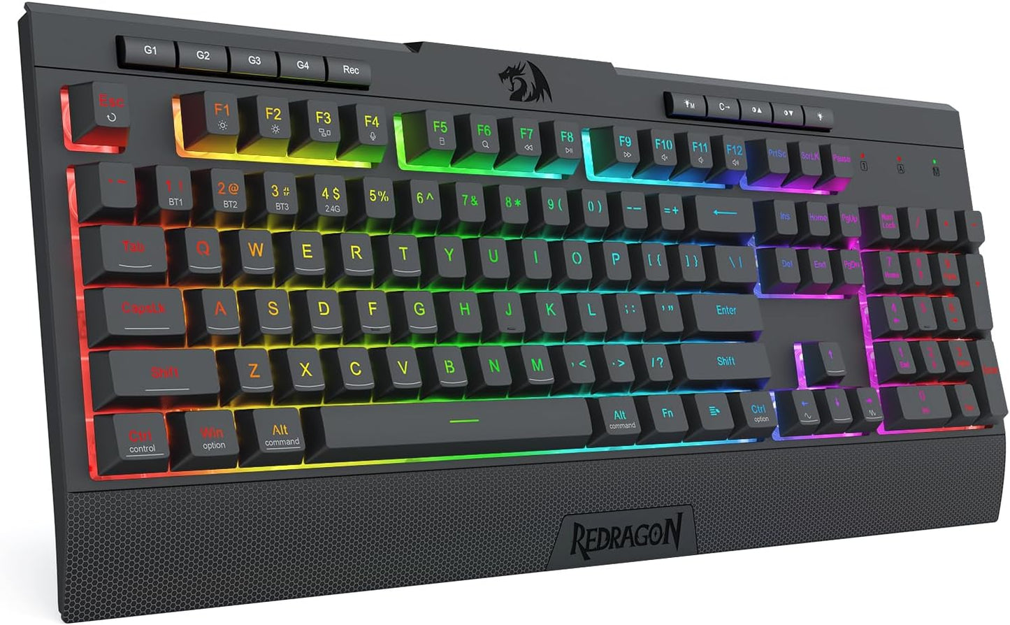 Redragon K525 PRO RGB Wireless Gaming Keyboard with Macro Keys