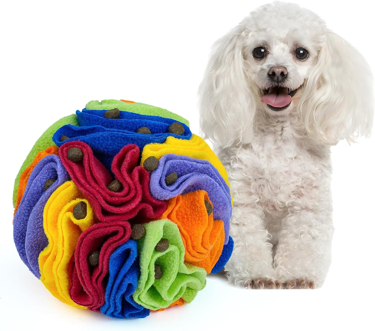 Interactive Stress-Relief Snuffle Ball for Blind Dogs