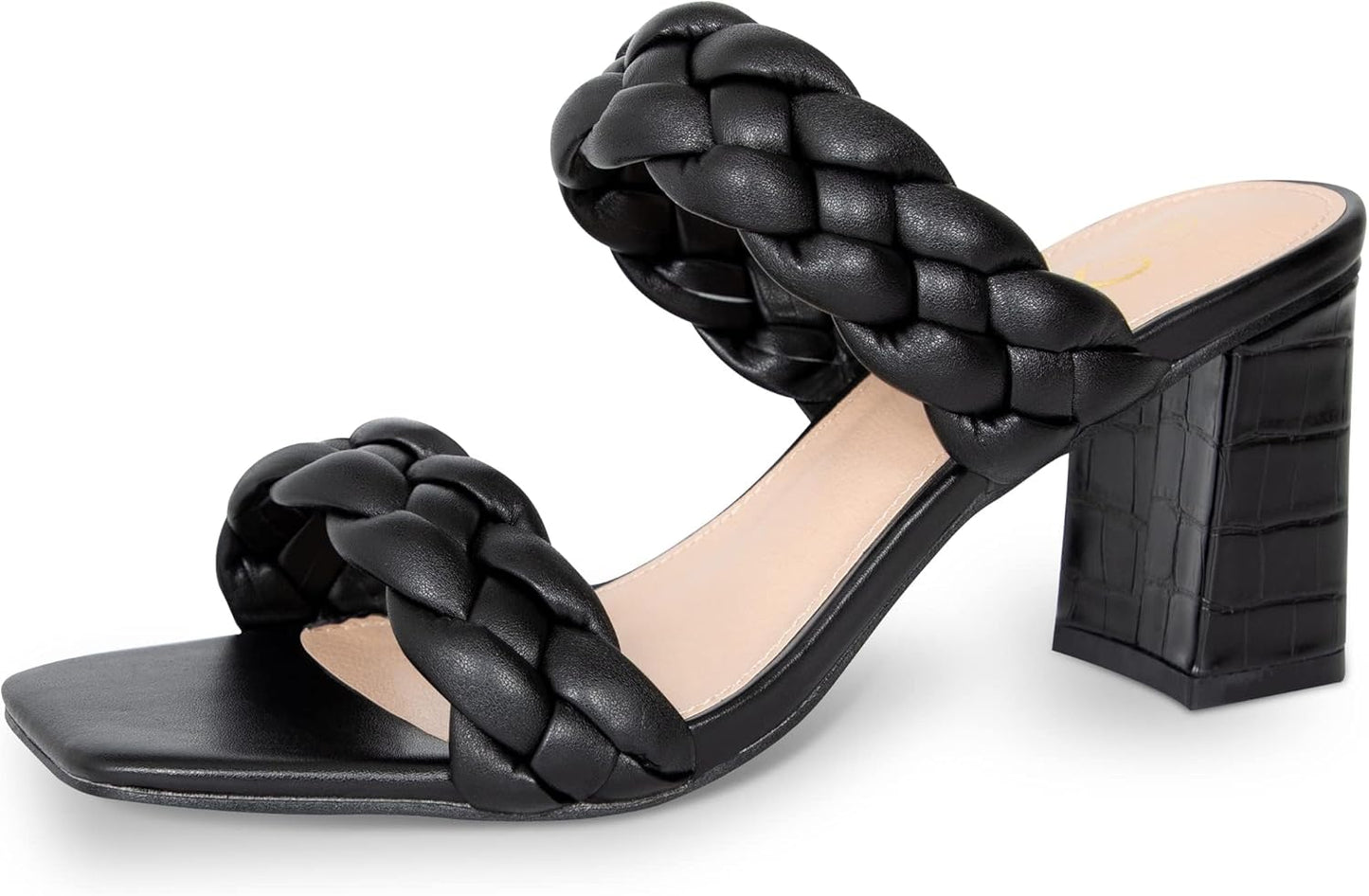 Stylish Braided Heeled Sandals for Women - Perfect Summer Footwear