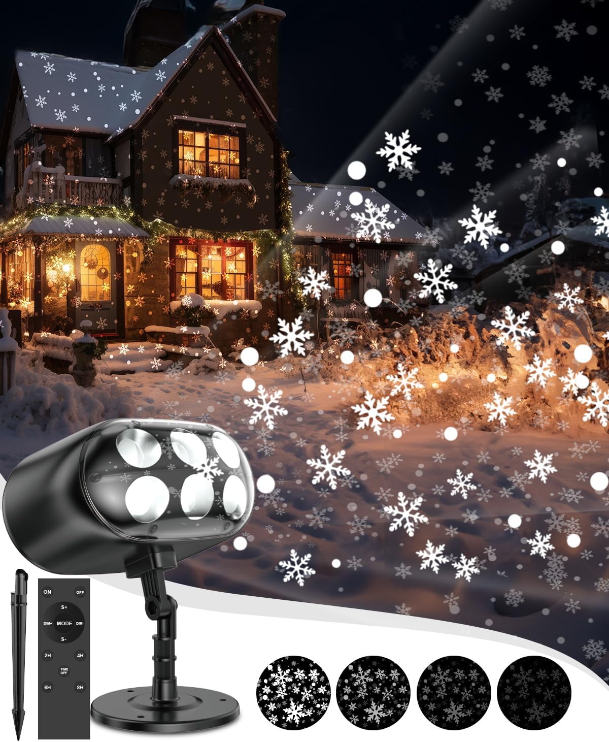 Snowflake Projector Lights: Brighten Your Holidays!