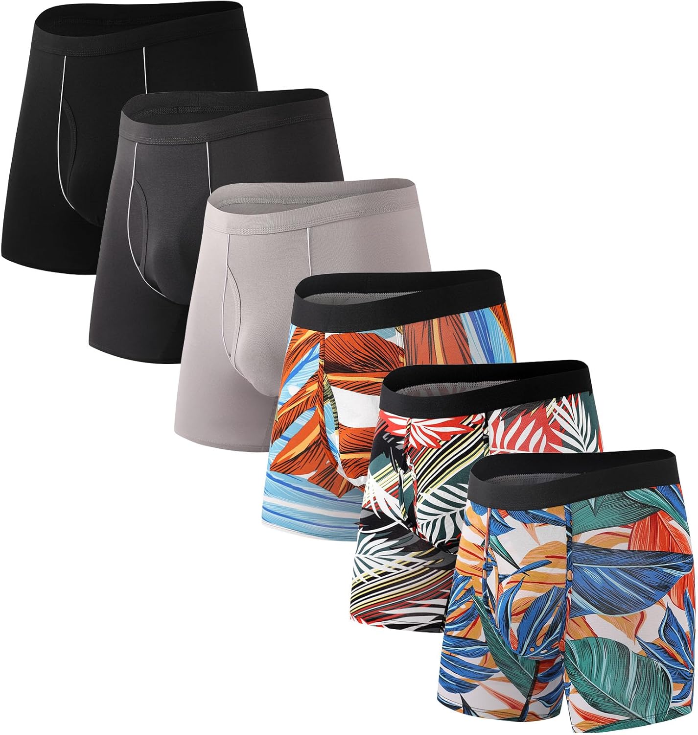 HAVVIS Men's Performance Underwear Boxer Briefs for Comfort