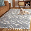 SAFAVIEH Moroccan Tassel Shag Area Rug - Cozy & Trendy Design