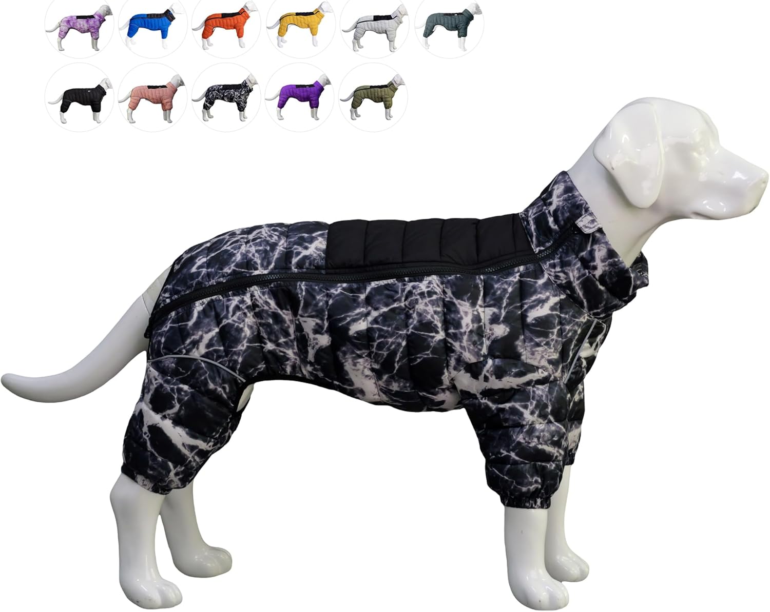 Lovelonglong Warm Jacket for Dogs - Waterproof Windproof Vest