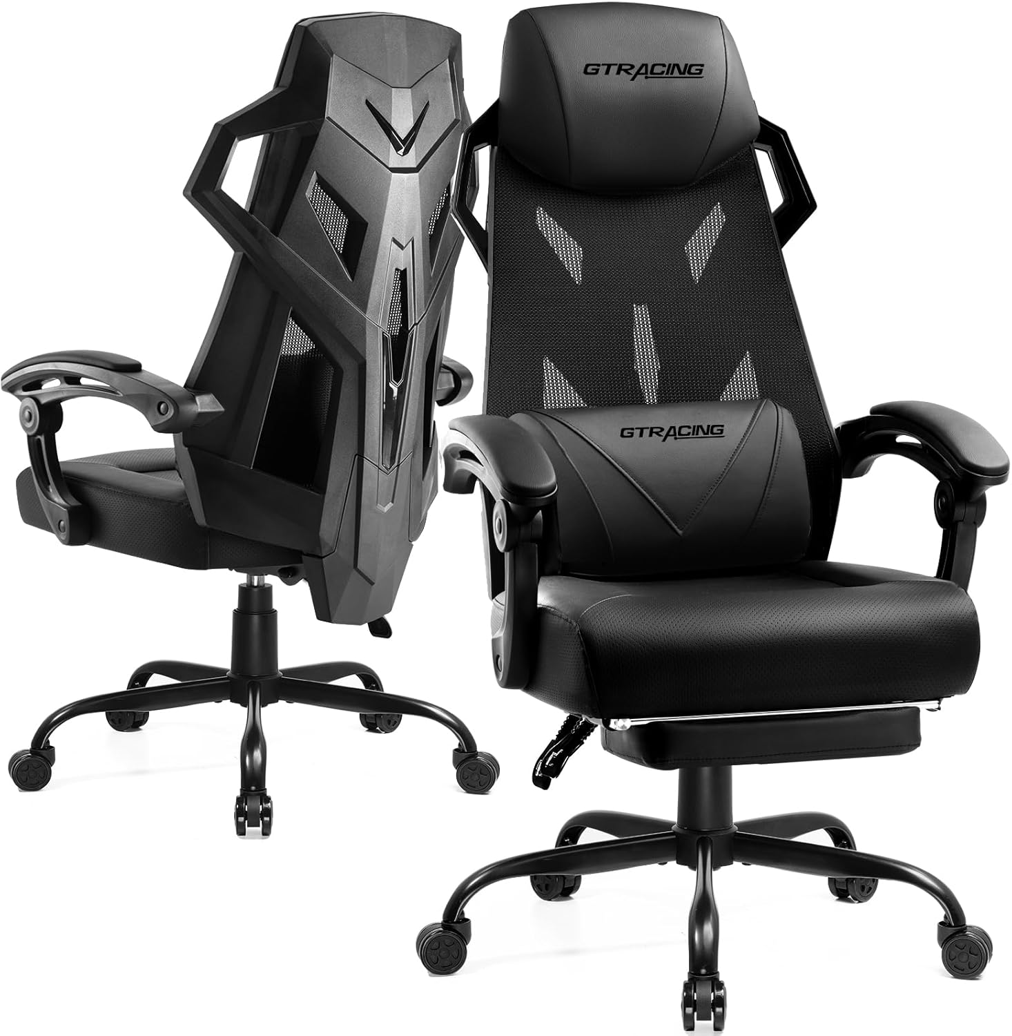 GTRACING Ergonomic Gaming Chair with Footrest