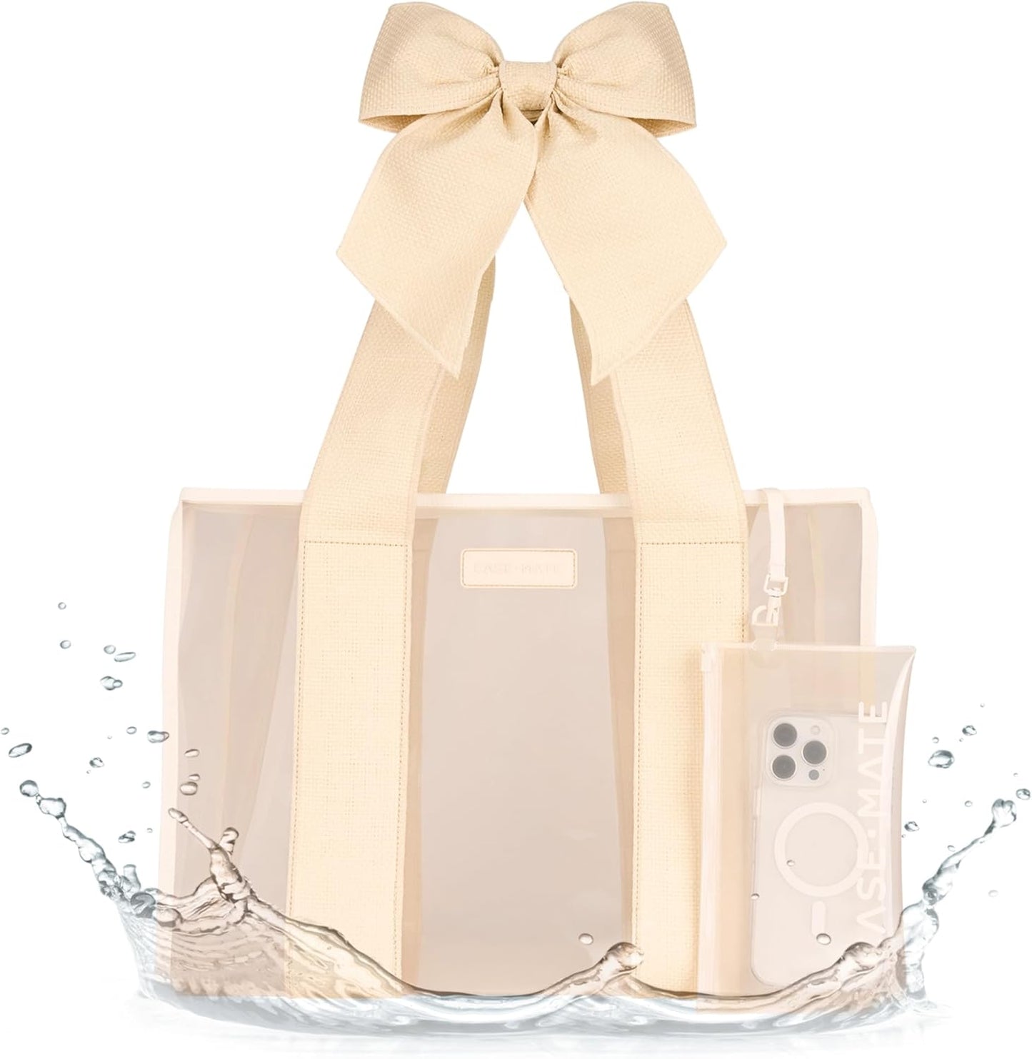Stylish Case-Mate Jelly Tote Bag with Chic Bow Design