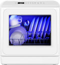 Countertop Dishwasher Portable with 6 Programs - Compact Tank