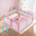 Small Baby Playpen 47x47 - Pink Play Fence for Apartments