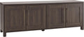 Rectangular TV Stand for TVs up to 80in - Transitional Alder Brown
