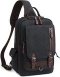 mygreen Canvas Cross Body Messenger Bag Sling Backpack - Durable