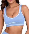 Move With You Sweetheart Padded Sports Bra - Square Neck Low Back