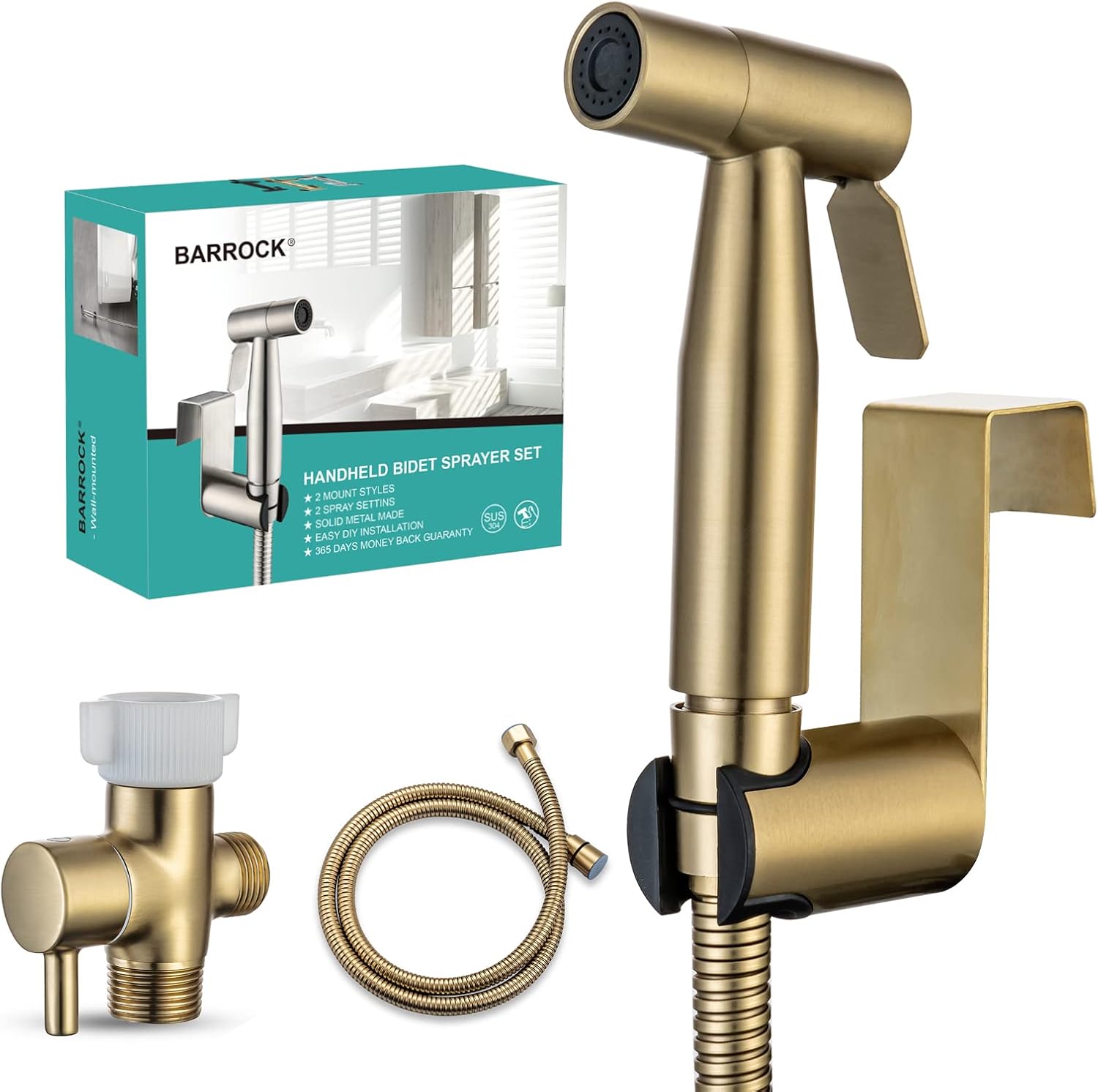BARROCK Handheld Bidet Sprayer Set for Comfortable Hygiene