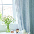 Boho Curtains 108 in Long Denim Blue Panel - Lightweight Privacy