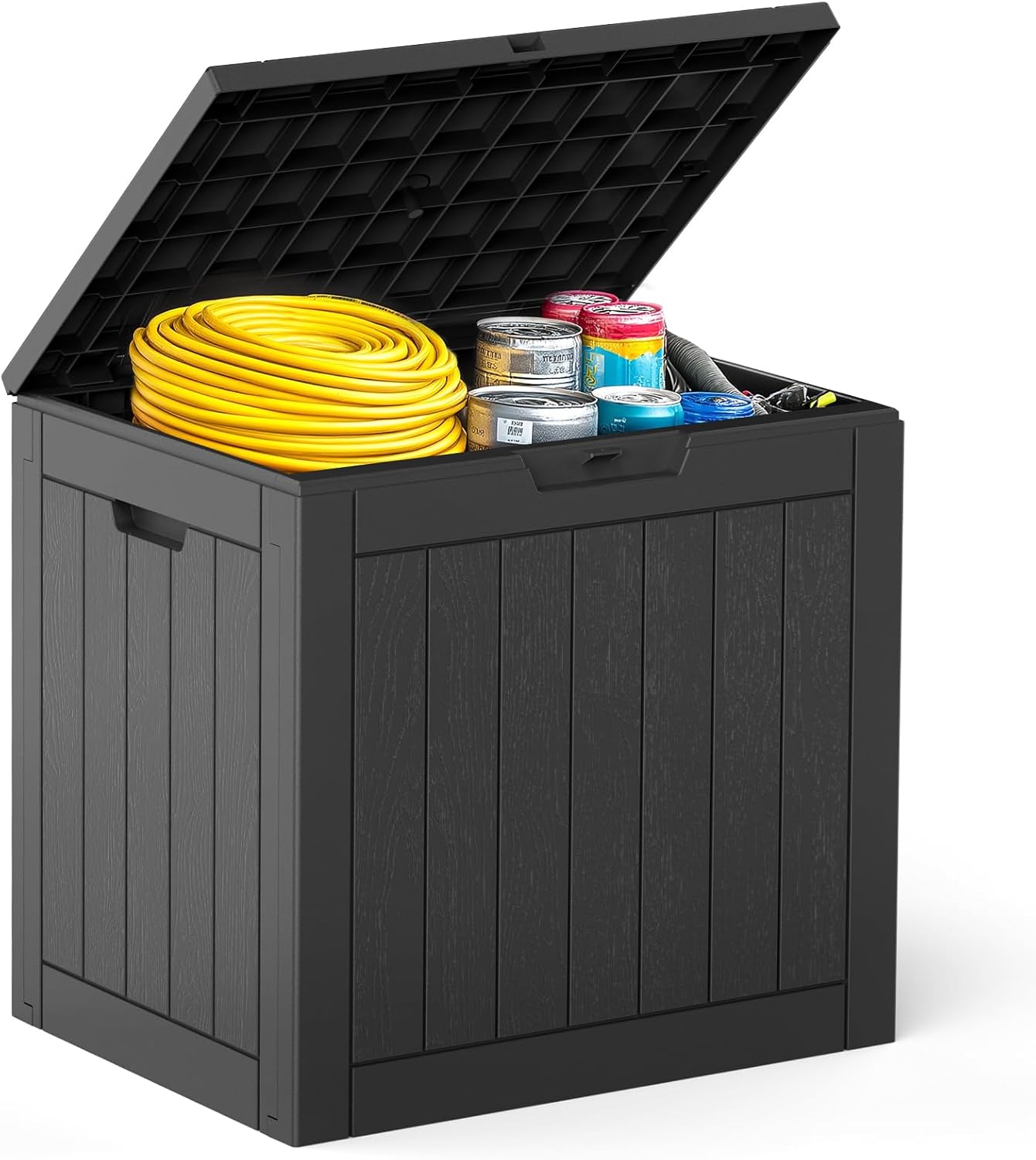 DUMOS 31 Gallon Deck Box for Outdoor Storage and Seating
