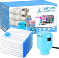 Vacuum Storage Bags for Blankets and Comforters - 8 Jumbo Space Saver