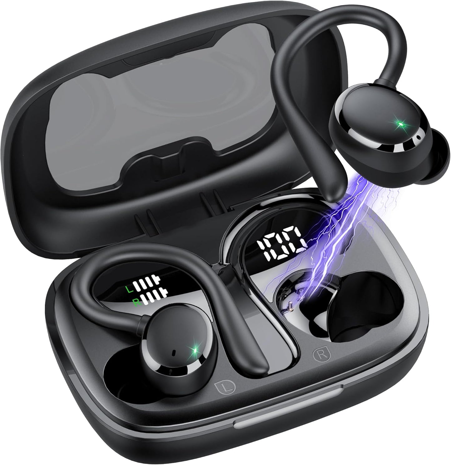Tiksounds Wireless Earbuds: 72Hrs Deep Bass, IP7 Waterproof