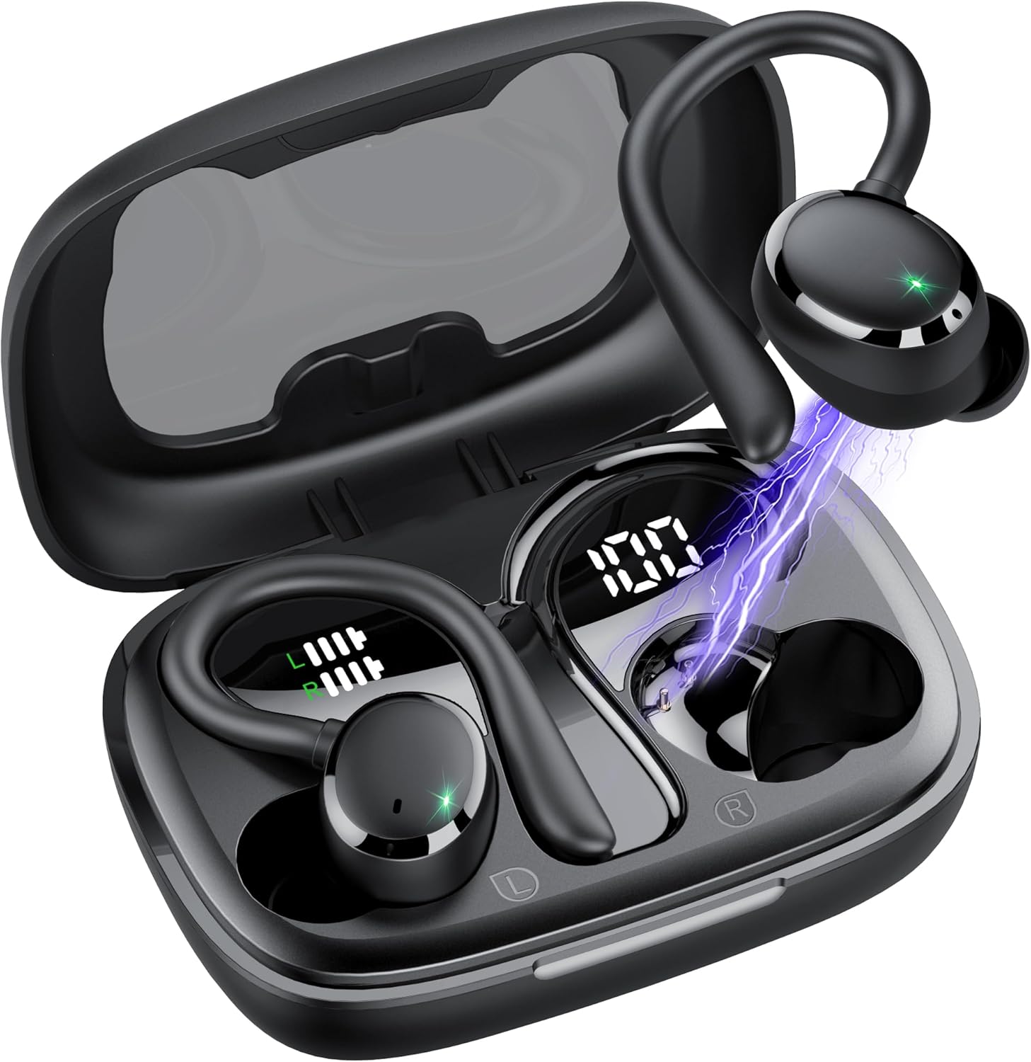 Tiksounds Wireless Earbuds: 72Hrs Deep Bass, IP7 Waterproof