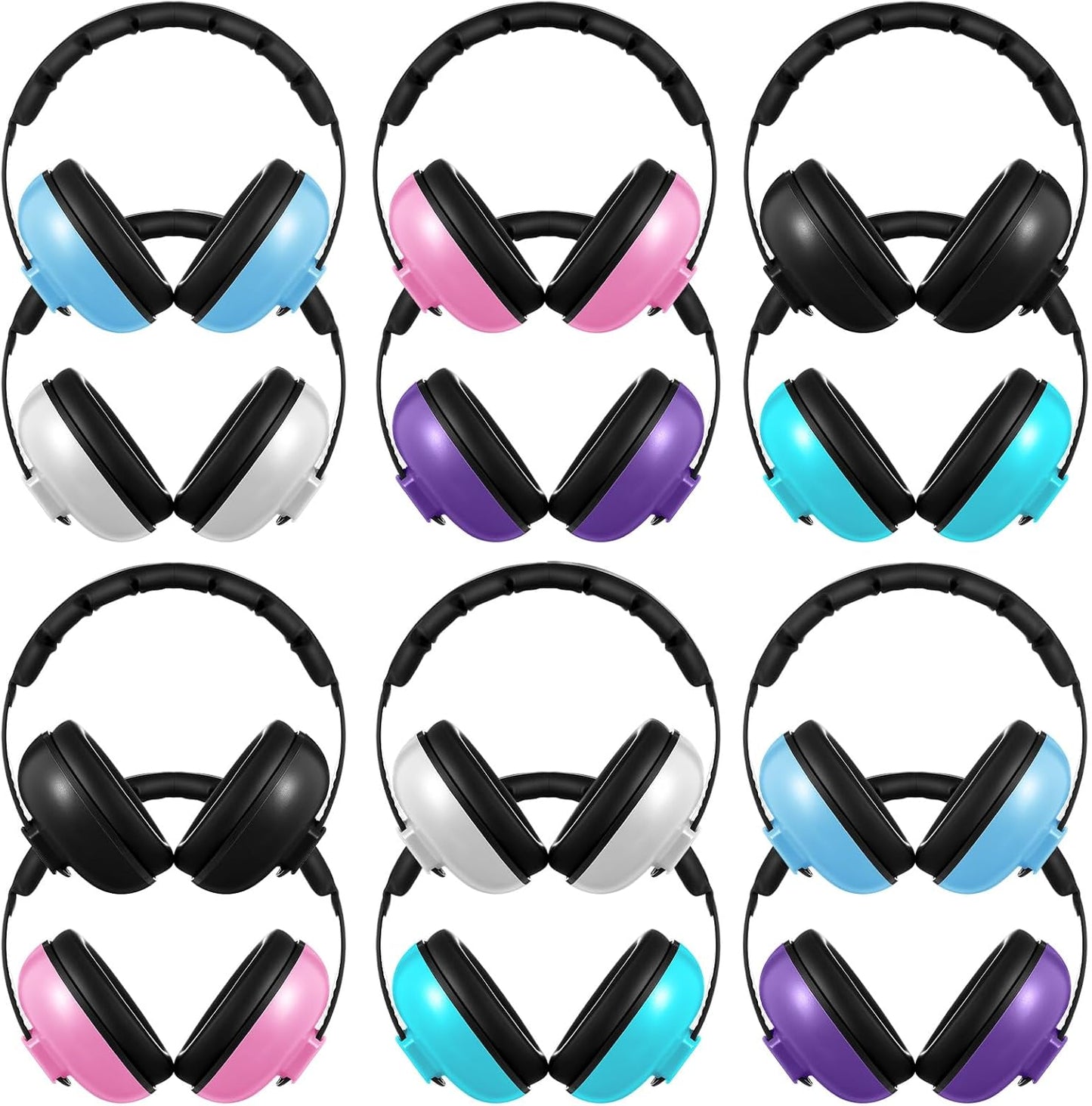 12 Pcs Baby Noise Cancelling Headphones for Infants and Toddlers