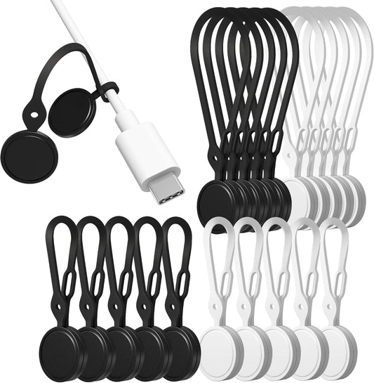 Nearockle Magnetic Cable Ties - Secure & Organize Cords Effortlessly