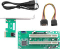 PCIe 1X to Dual PCI Slot Adapter for Legacy Devices and More