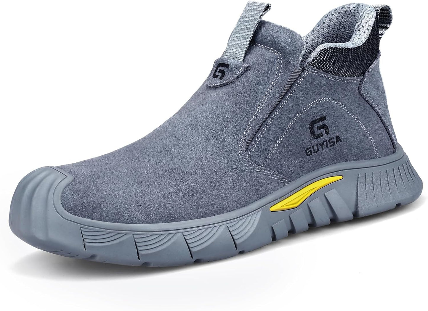 GLANOUDUN Welding Work Boots for Men with Steel Toe Protection