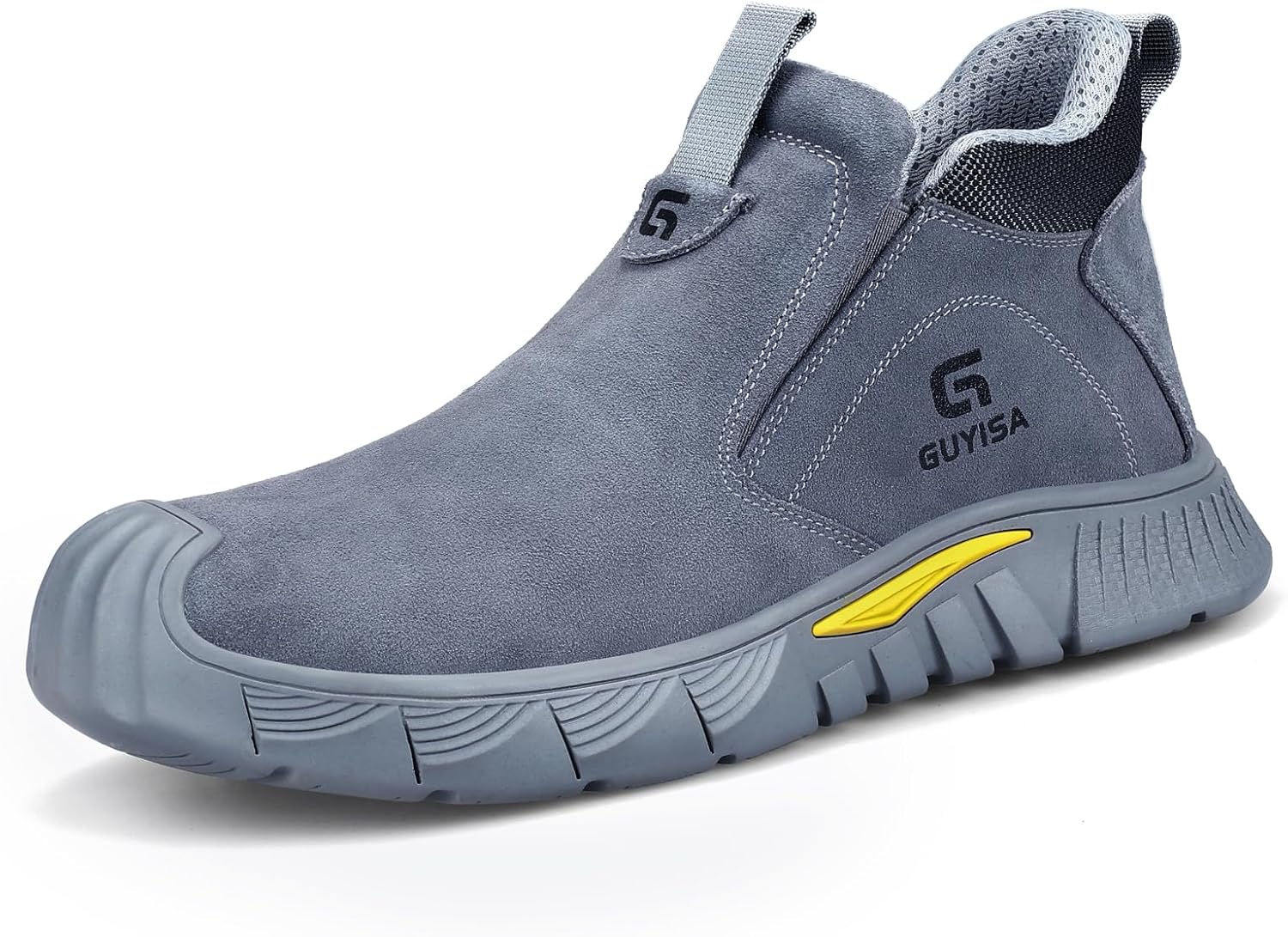 GLANOUDUN Welding Work Boots for Men with Steel Toe Protection