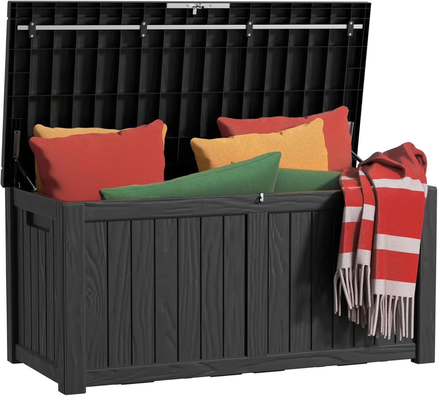EasyUp 120 Gallon Outdoor Storage Box for Garden and Patio