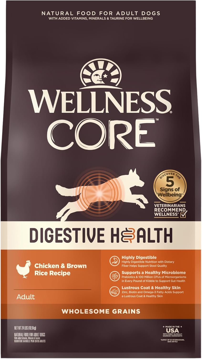 Wellness CORE Digestive Health Dry Dog Food for Sensitive Stomachs