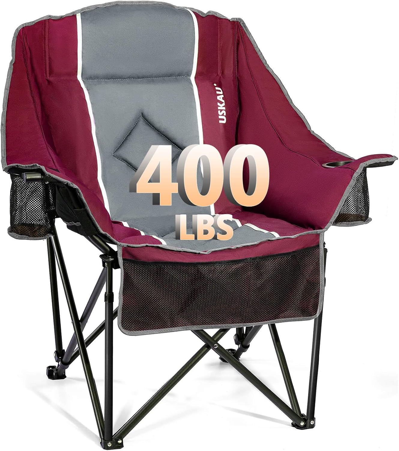 Oversized Camping Chair for Large Adults with Heavy Duty Support