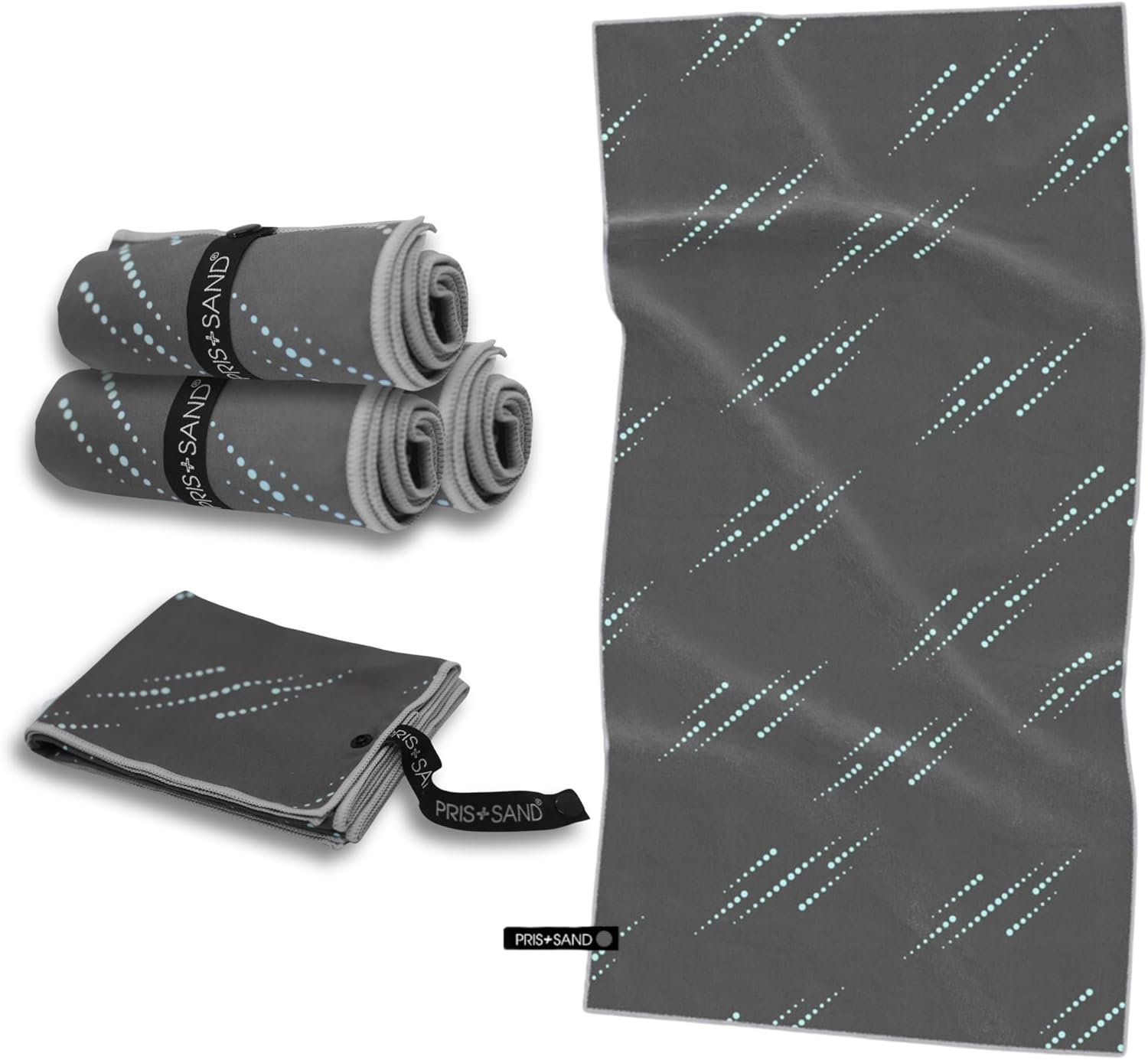 Quick-Dry Microfiber Gym Towel Set - Fast Absorbent for Workouts!