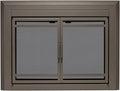 UniFlame Kendall Cabinet-Style Fireplace Doors - Oil Rubbed Bronze