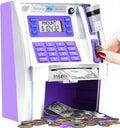 Fishboy ATM Piggy Bank for Kids with Bill Feeder and PIN - Educational