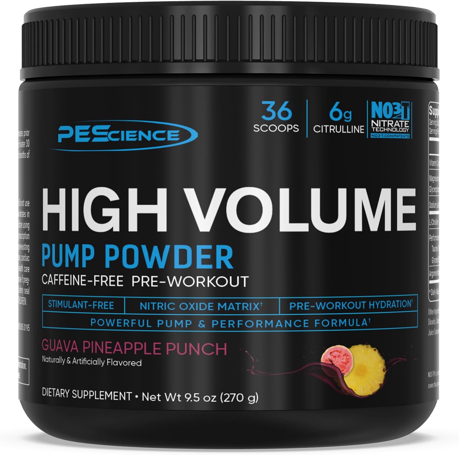 PEScience High Volume Stim-Free Pre Workout Pump Powder Review