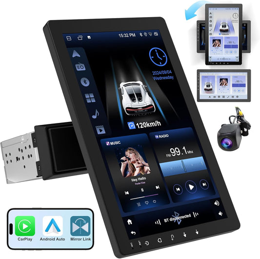10.1in Rotatable Touch Screen Car Stereo by Haudio