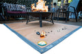 Fireside Outdoor Fire Pit Mat for Deck Protection and Safety