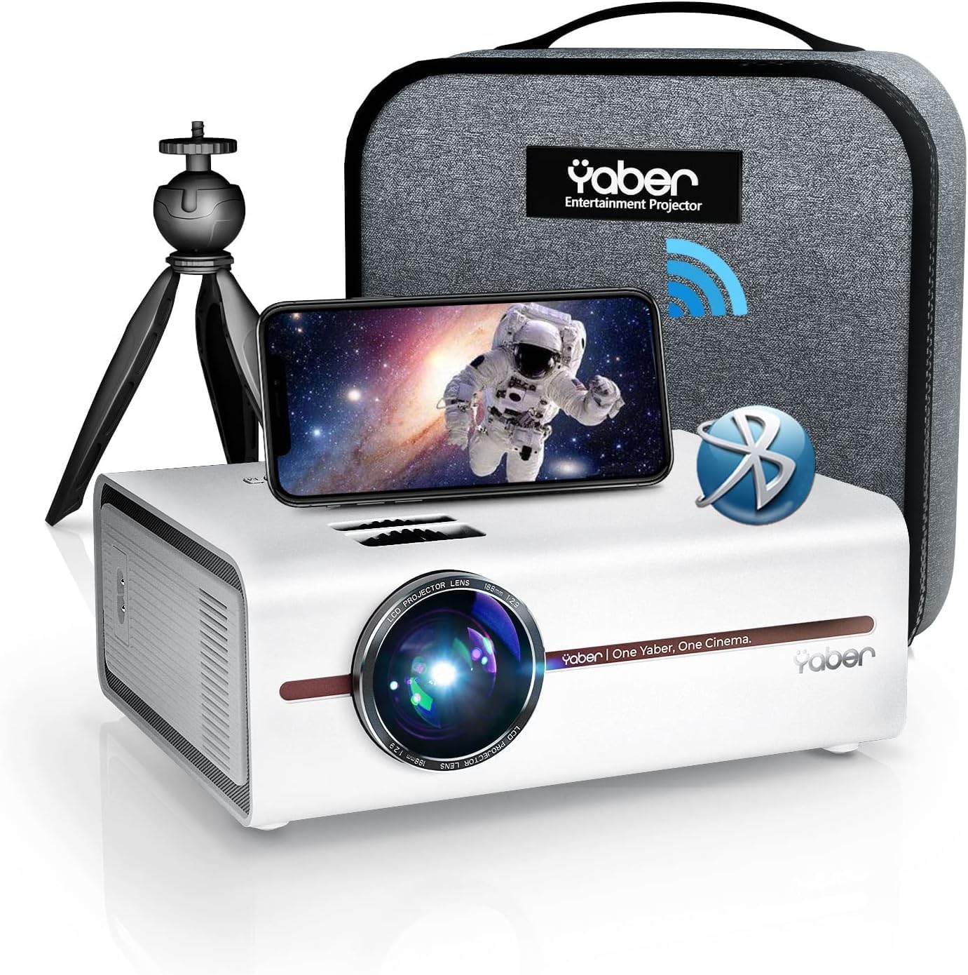 YABER Mini Projector 1080P/4K WiFi Bluetooth