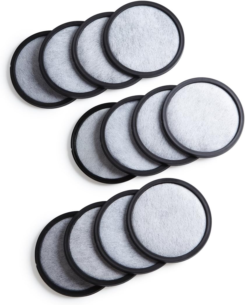 12-Pack Charcoal Water Filters for Mr. Coffee Models by Geesta