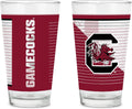 Rico Industries NCAA Modern 16 oz Pint Glasses - Set of 2