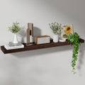 Axeman Floating Shelves 48in x 8in Rustic Solid Wood Shelves - Sturdy