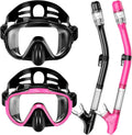Snorkel Set for Adults with Dry Top - Panoramic 180 View