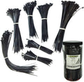 Nylon Cable Tie Kit 1950 Zip Ties - Assorted Lengths for Cable