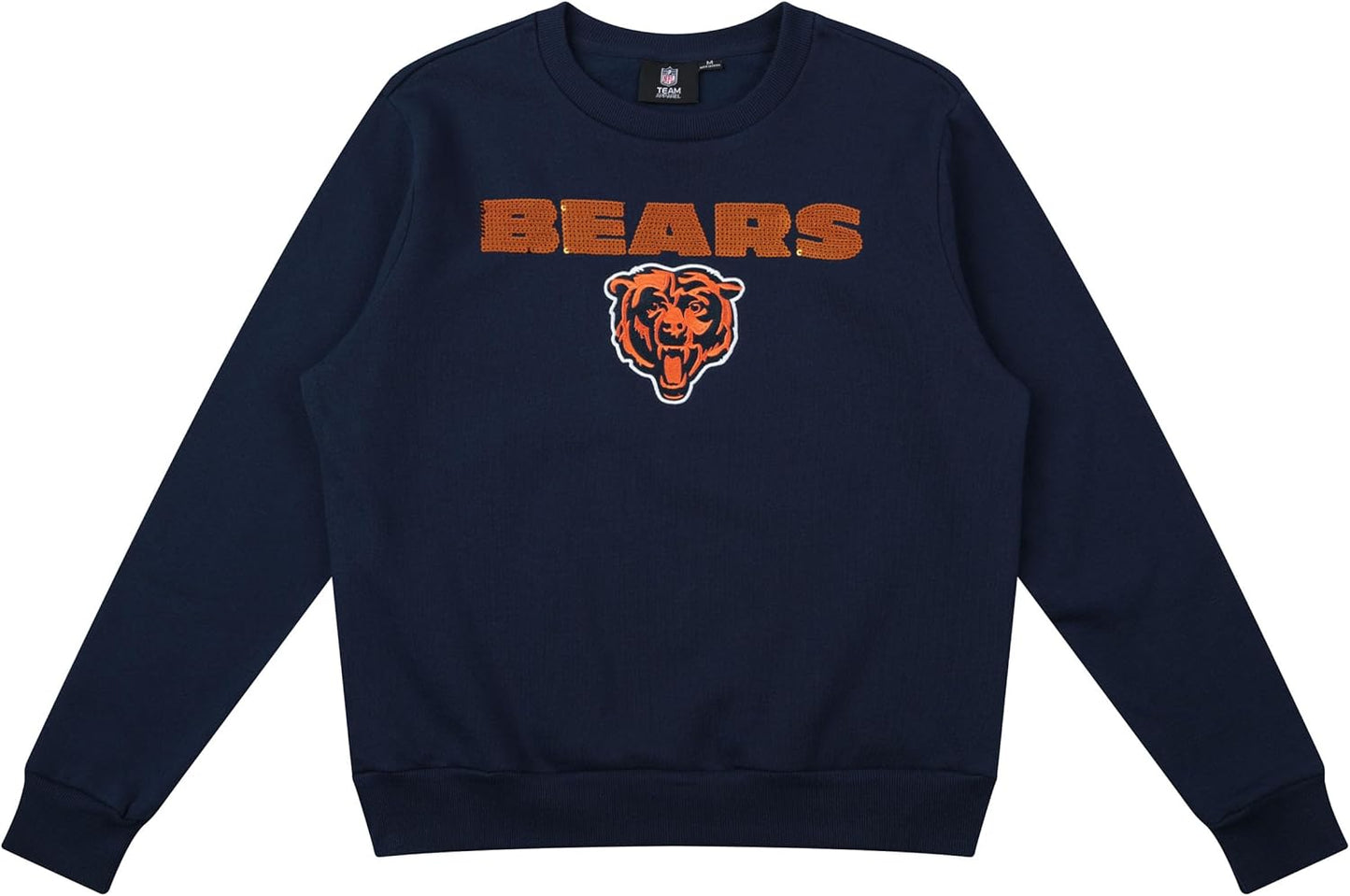 FOCO NFL Women's Sequin Bling Sweatshirt for Stylish Fans