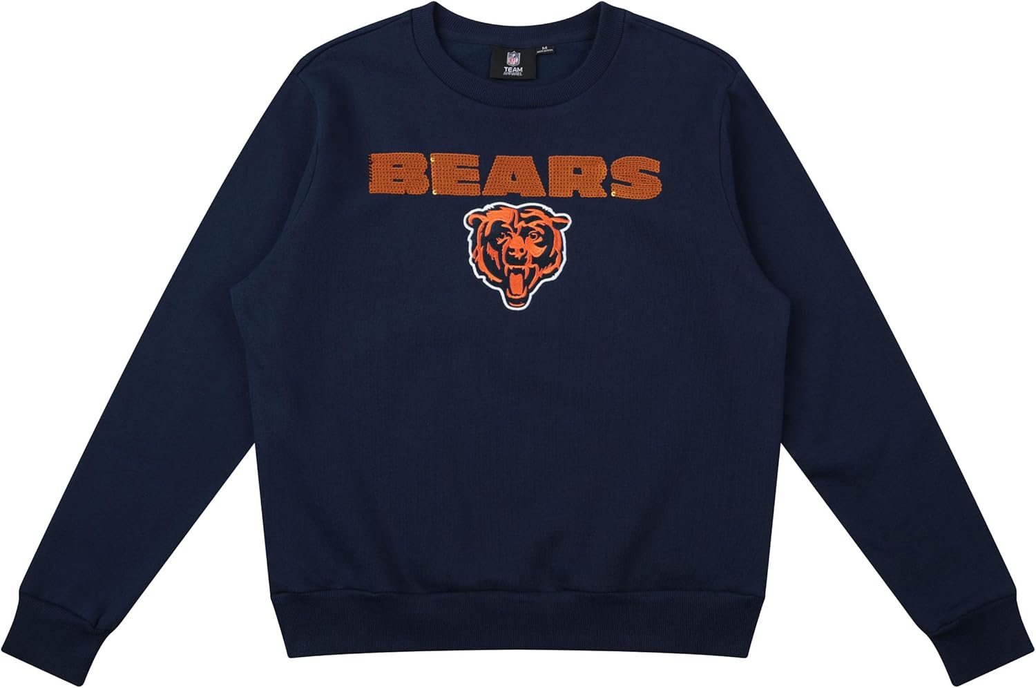 FOCO NFL Women's Sequin Bling Sweatshirt for Stylish Fans